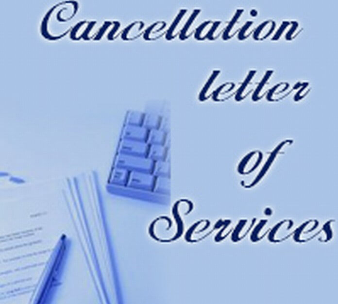 Letter To Discontinue Service from www.lettersfree.com