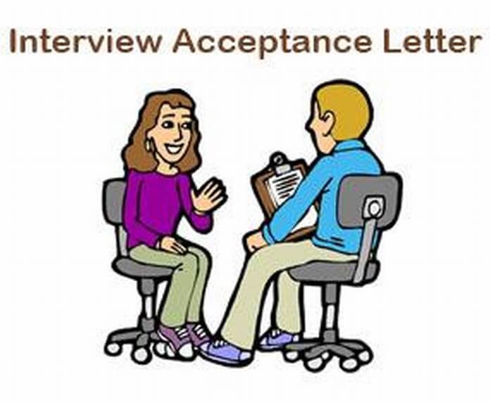 Interview Acceptance Letter
