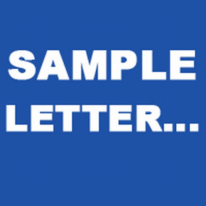 letter sample