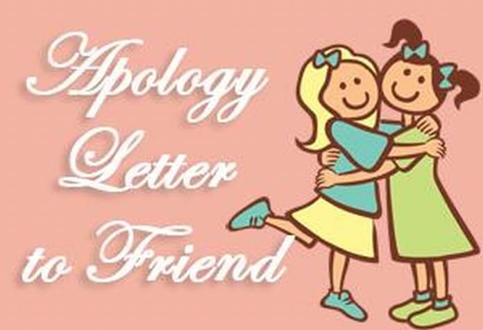 Apology Letter to Friend