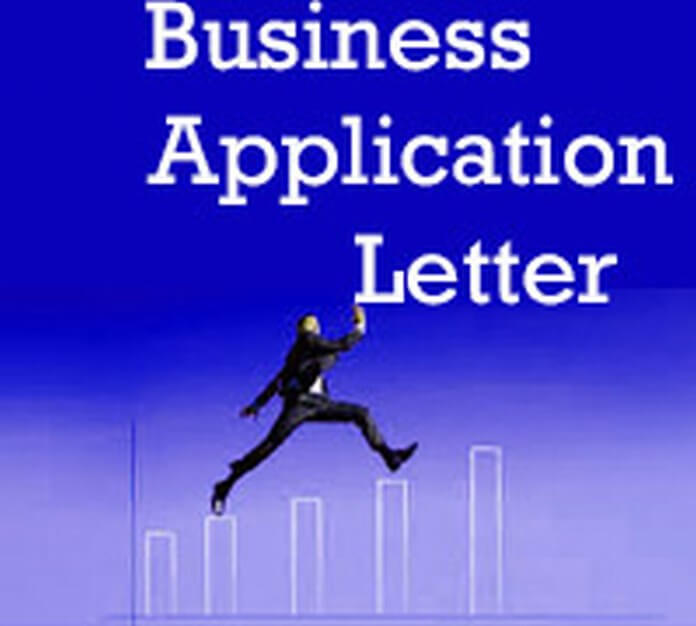 example Business Application Letter