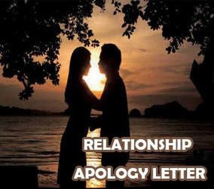 Relationship Apology Letter Sample