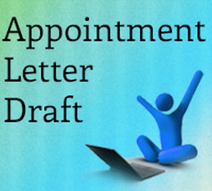 Sample Appointment Letter Draft
