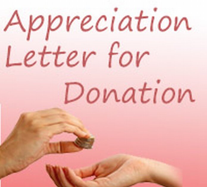 Appreciation Letter for Donation