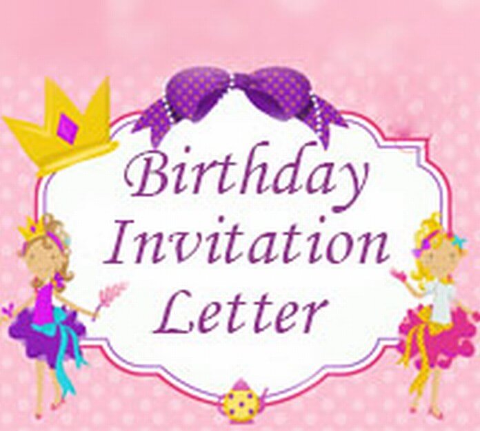 Birthday Invitation Letter sample