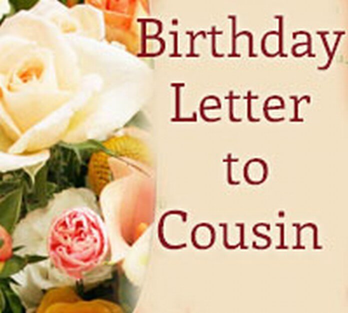 Cousin Birthday Letter