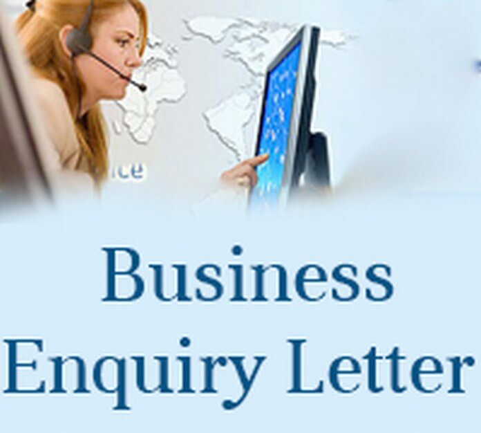 Sample Business Enquiry Letter