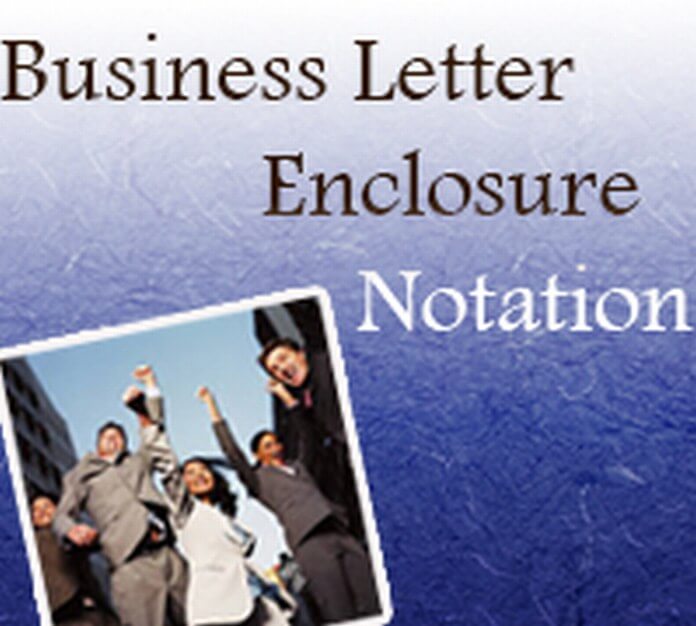 Business Letter Enclosure Notation