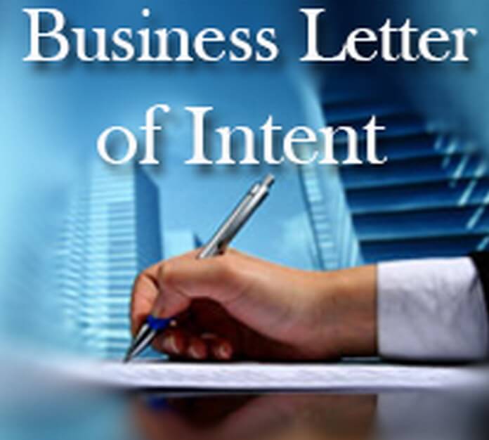 Sample Business Letter of Intent
