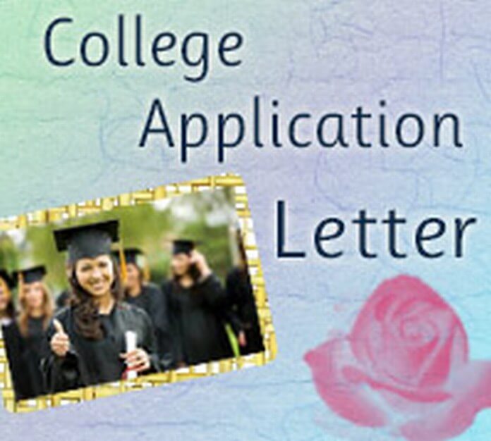 College Application Letter Sample