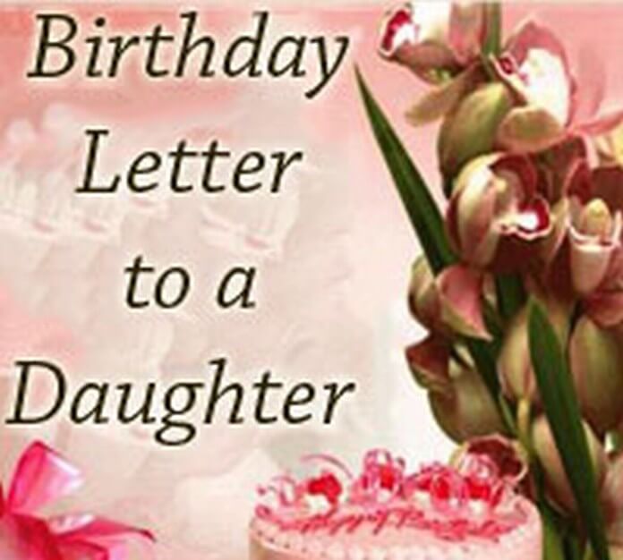 Sample Birthday Letter to a Daughter