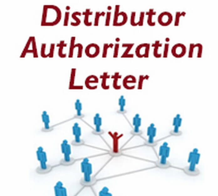Distributor Authorization Letter format