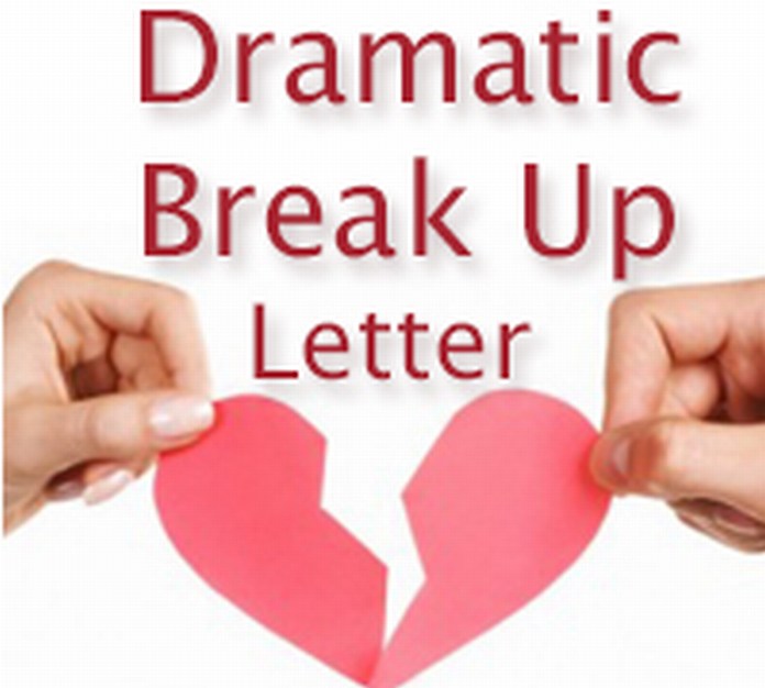 Dramatic Breakup Letter