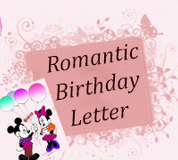 Best Romantic Birthday Letter
