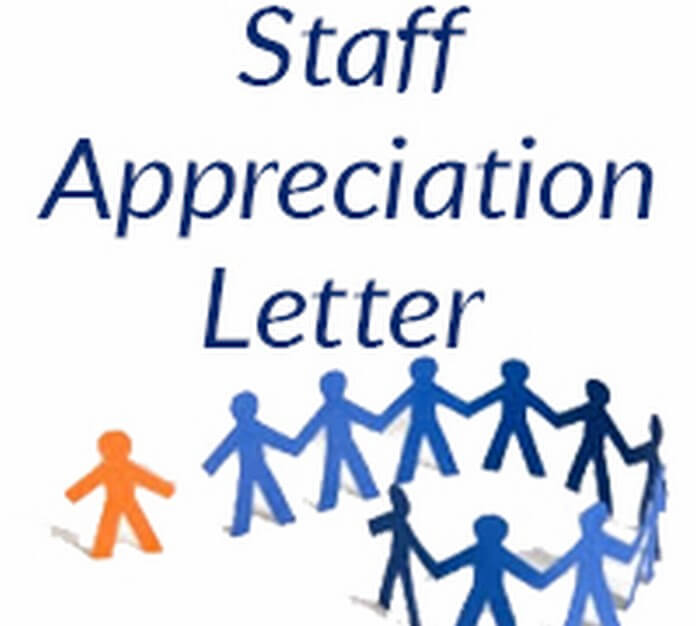 Staff Appreciation Letter