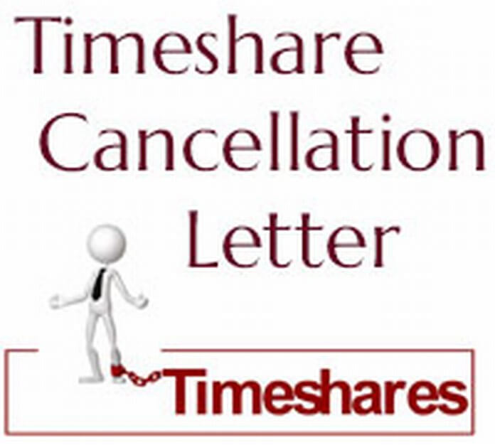 Timeshare Cancellation Letter