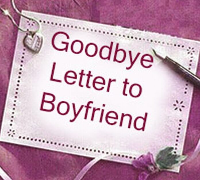 Goodbye Letter to Boyfriend