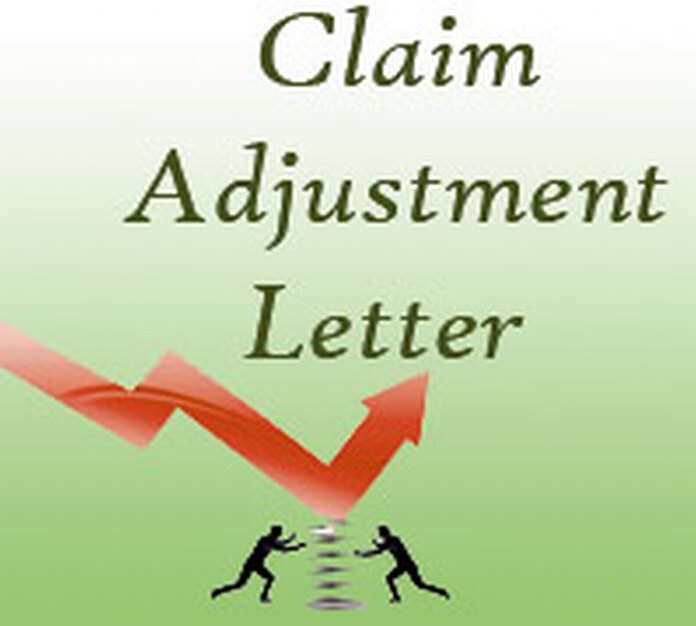 Claim Adjustment Letter