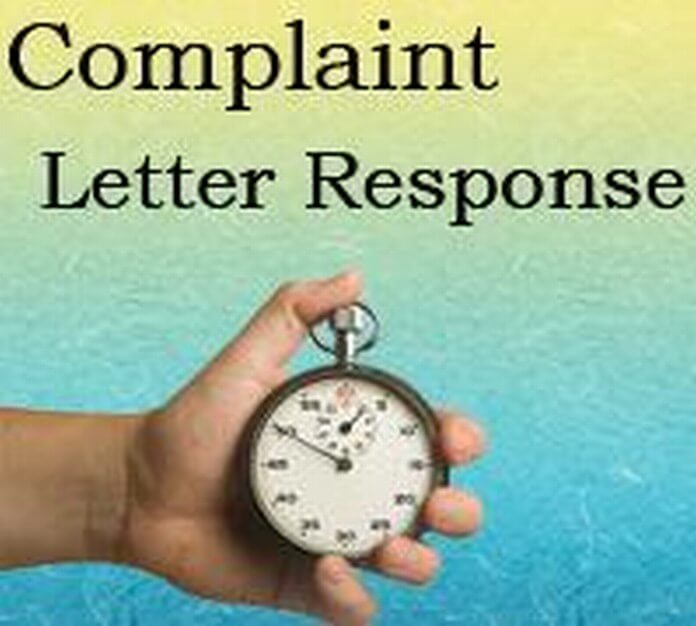 Complaint Letter Response