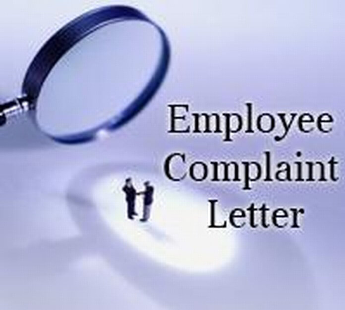 Employee Complaint Letter sample