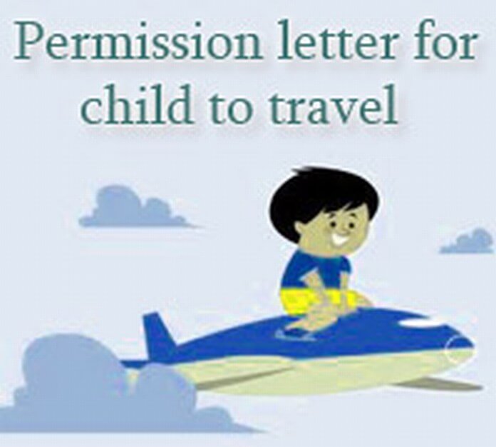 Permission Letter for Child to Travel
