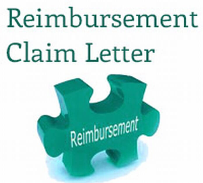 Reimbursement Claim Letter sample