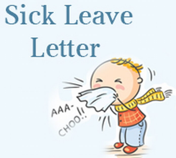 Sick Leave Letter
