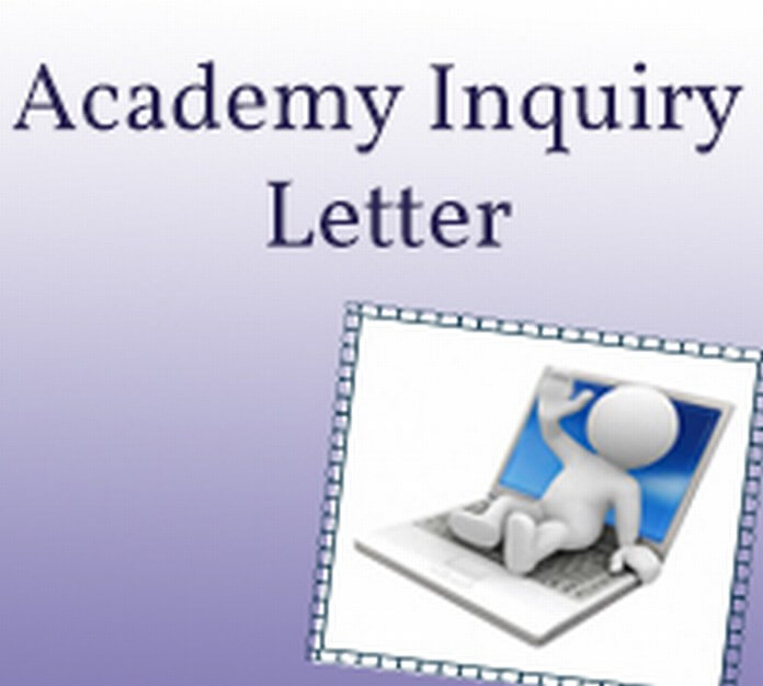 Academy Inquiry Letter