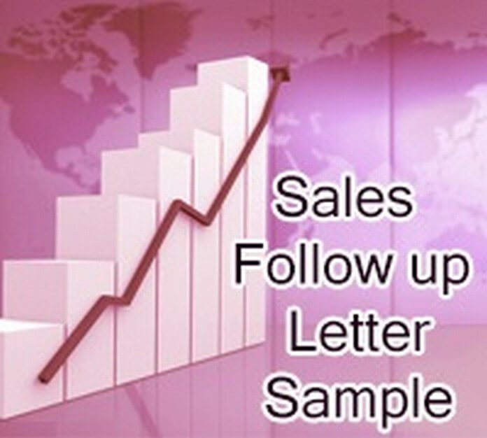 Sales Follow up Letter Sample