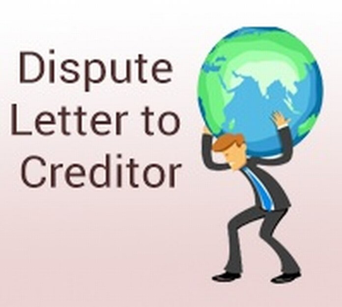 Sample Dispute Letter to Creditor
