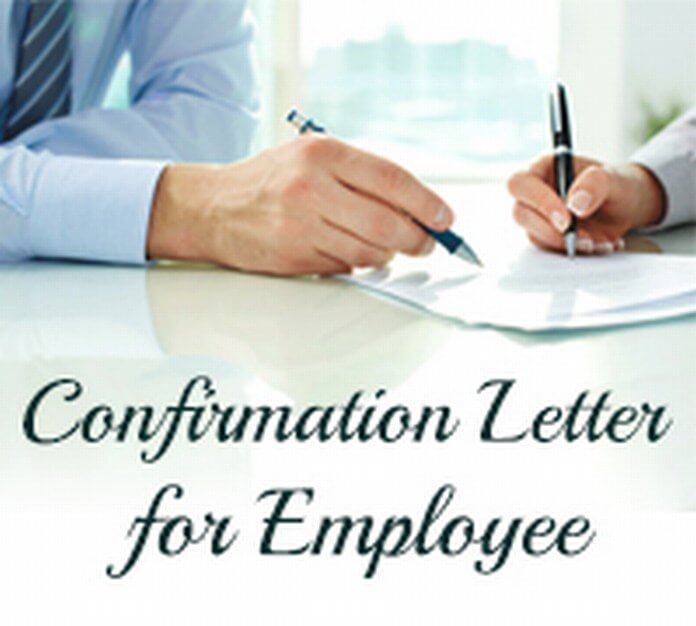 employee confirmation letter