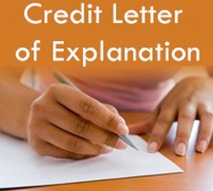 Credit Letter of Explanation