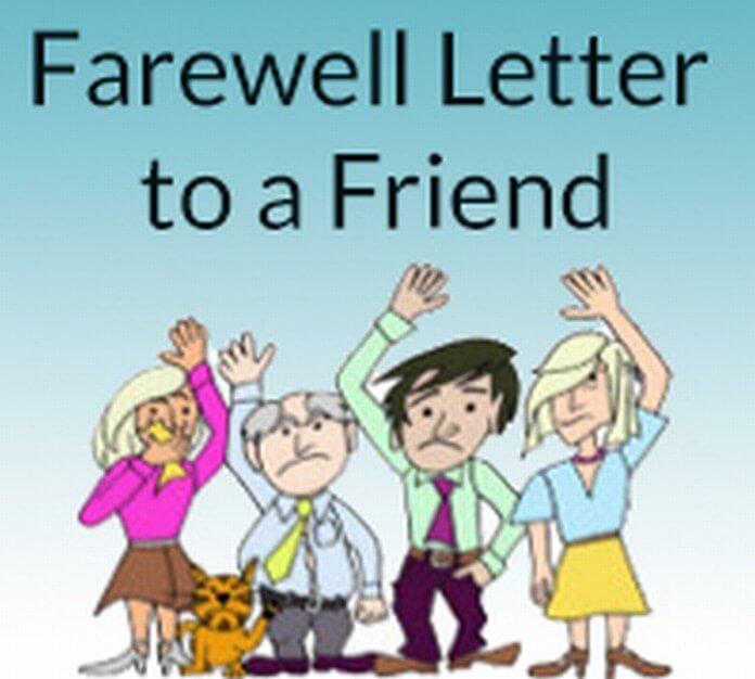 Farewell Letter to Friend