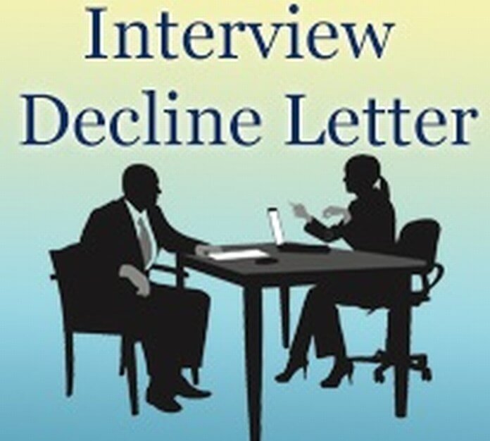 Interview Decline Letter