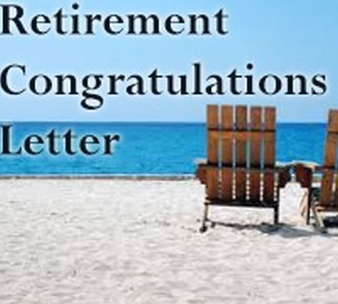 Retirement Congratulation Letter
