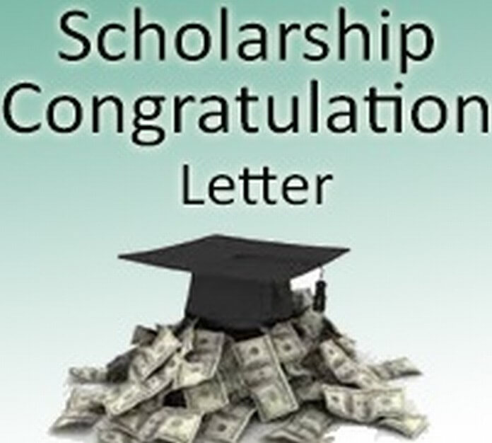 Scholarship Congratulation Letter Example