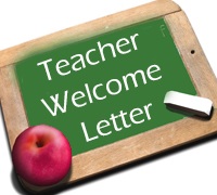 Teacher Welcome Letter