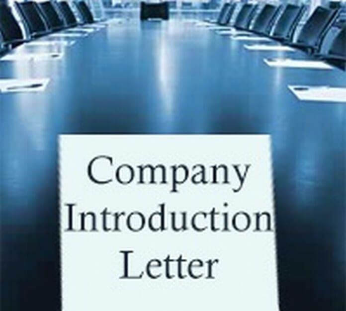 Company Introduction Letter format