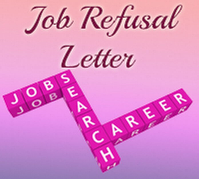 Job Refusal Letter