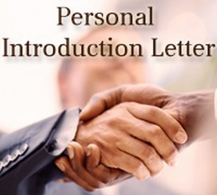 Personal Introduction Letter