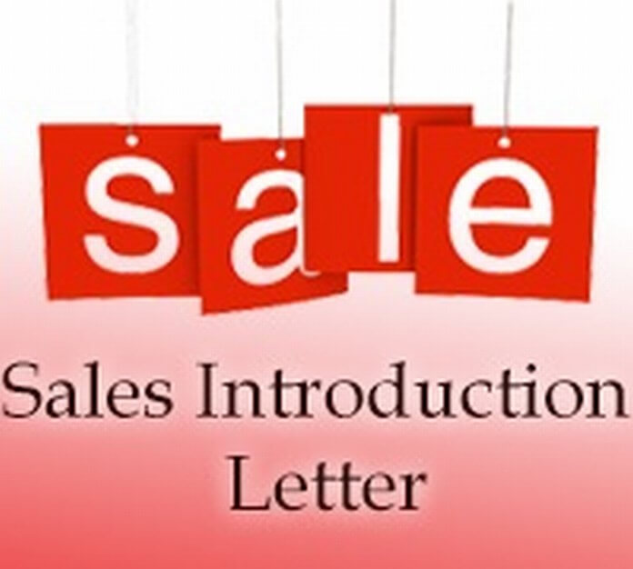 Sales Introduction Letter example