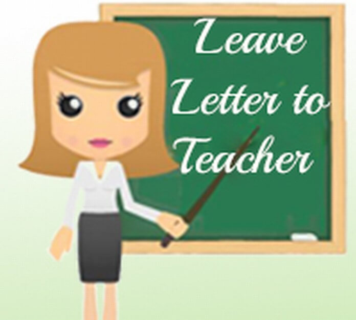 Teacher Leave Letter