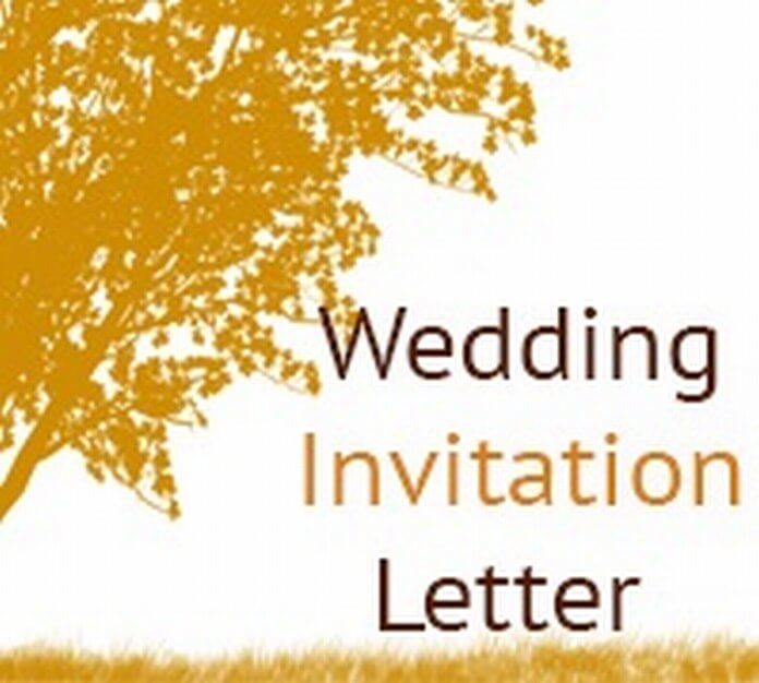 Best Wedding Invitation Letter