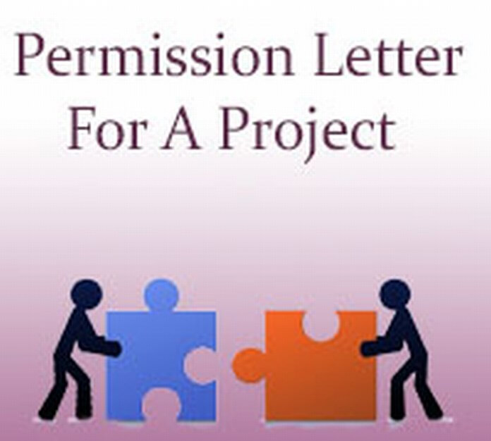 Permission Letter For A Project