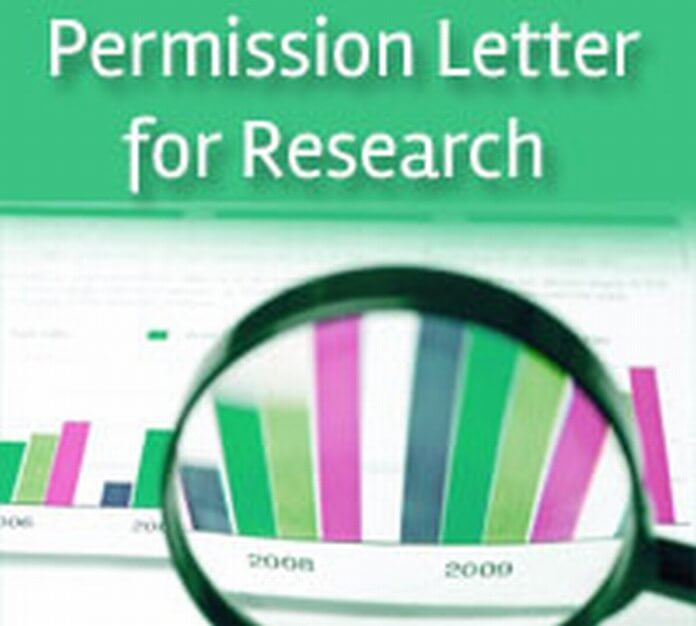 Permission Letter for Research