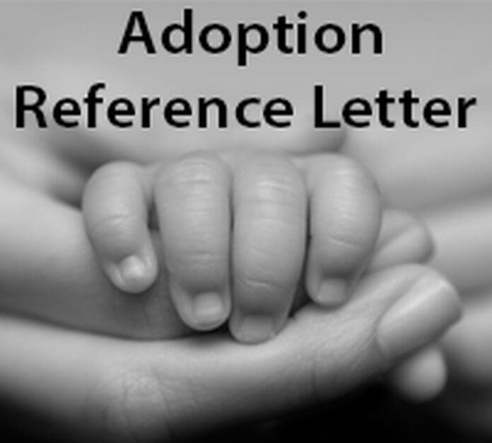 Adoption Reference Letter