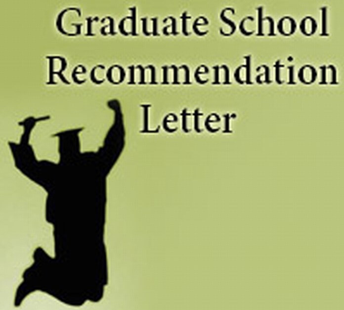 Graduate School Recommendation Letter
