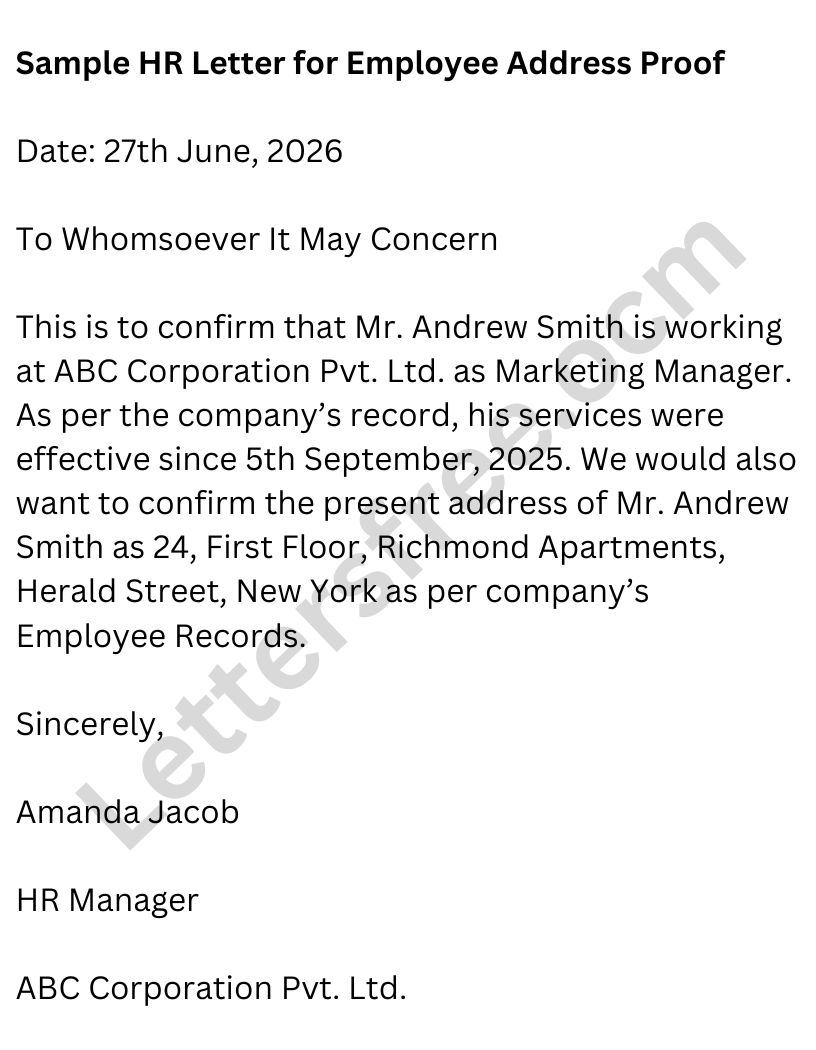 sample-hr-letter-for-employee-address-proof