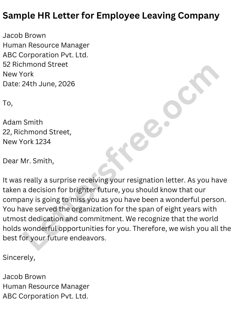 sample-hr-letter-for-employee-leaving-company