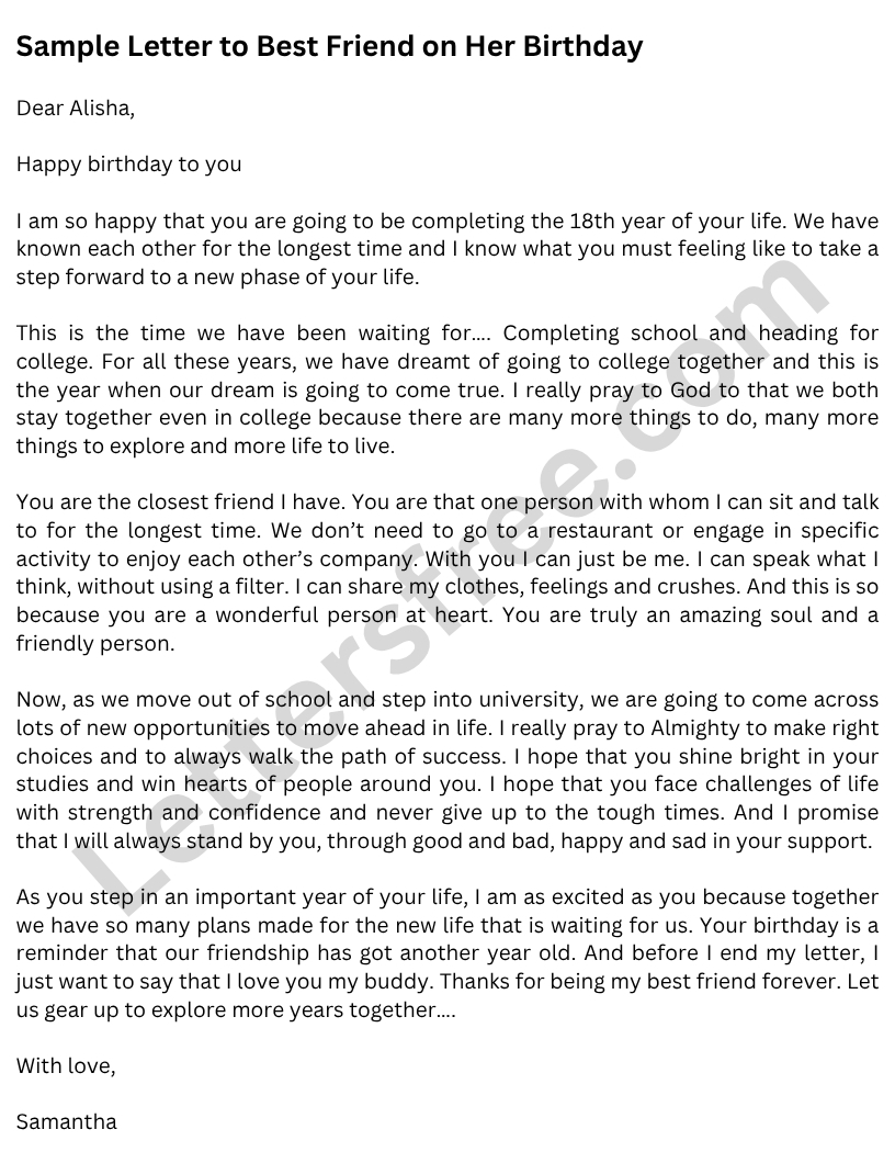 sample-letter-my-best-friend-her-birthday